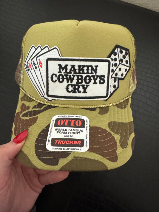 Makin Cowboys Cry Trucker Hat